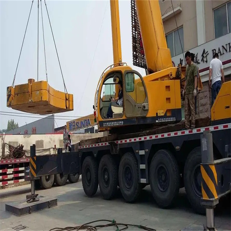 承留镇当地吊车出租|机器吊装|75吨|工厂搬迁服务